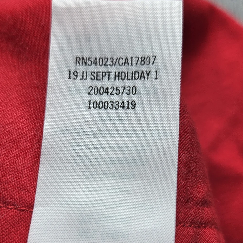 Janie And Jack Size 10 Red Trouser Pants Tuxedo Stripe Red Adjustable Waist